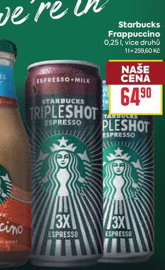 Starbucks Frappuccino 0,25l