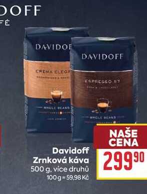 Davidoff Zrnková káva 500 g