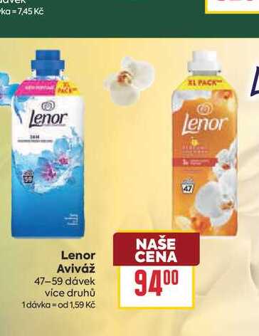Lenor Aviváž 47-59 dávek