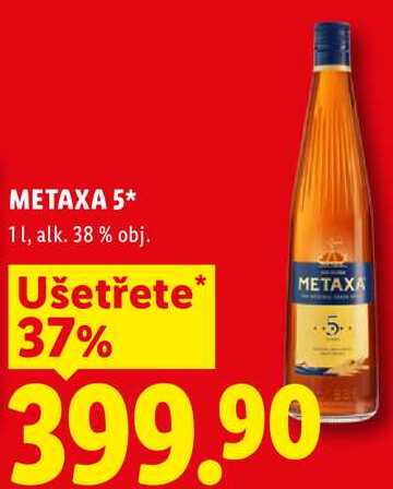 METAXA 5*, 1 l