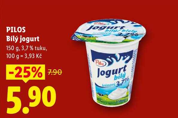 PILOS Bílý jogurt, 150 g