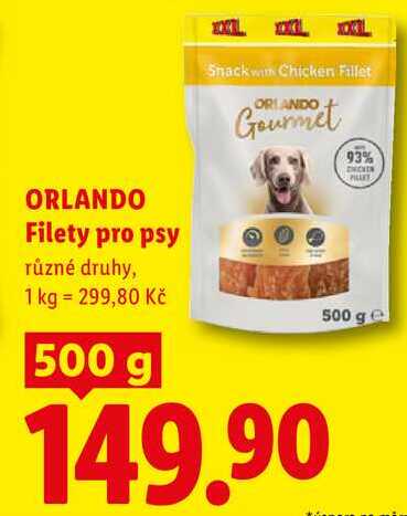 ORLANDO Filety pro psy, 500 g