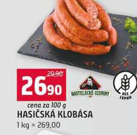 HASIČSKÁ KLOBÁSA 100g