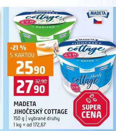 MADETA JIHOČESKÝ COTTAGE 150 g vybrané druhy