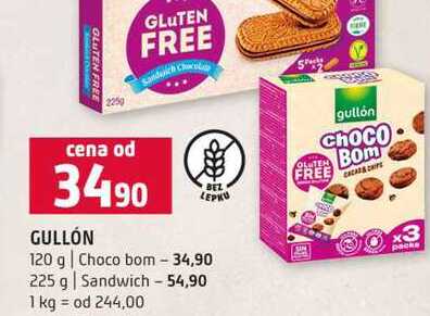 GULLÓN 120 g Choco bom 225 g Sandwich