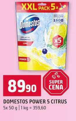 DOMESTOS POWER 5 CITRUS 5x 50 g