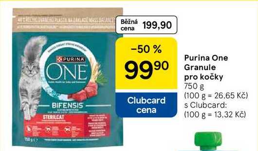 Purina One Granule pro kočky, 750 g  