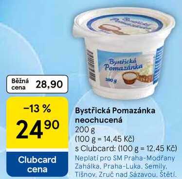 Bystřická Pomazánka neochucená, 200 g