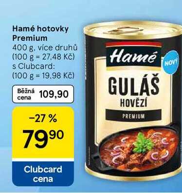 Hamé hotovky Premium, 400 g