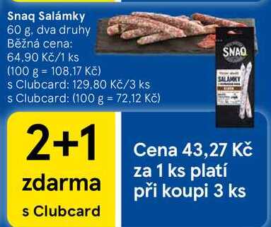 Snaq Salámky, 60 g