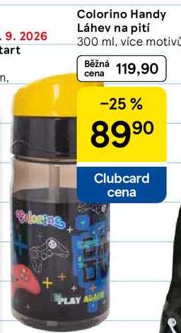Colorino Handy Láhev na pití, 300 ml, více motivů