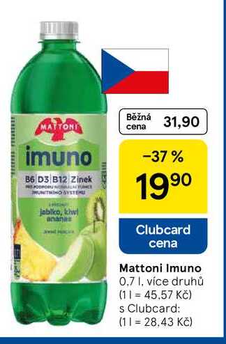 Mattoni Imuno, 0,7 l, více druhů