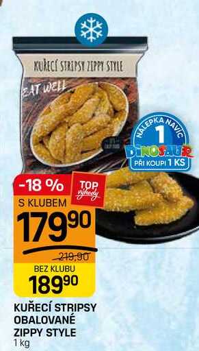KUŘECÍ STRIPSY OBALOVANÉ ZIPPY STYLE 1 kg