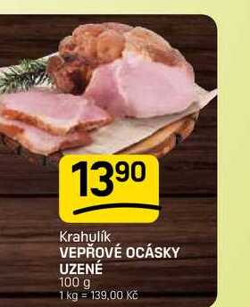 VEPŘOVÉ OCÁSKY UZENÉ 100 g 