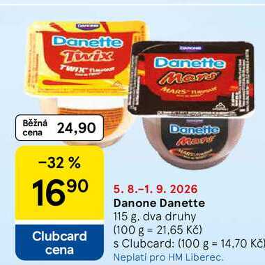 Danone Danette, 115 g