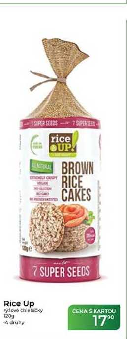 Rice Up rýžové chlebíčky 120g  