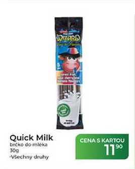 Quick Milk brčko do mléka 30g