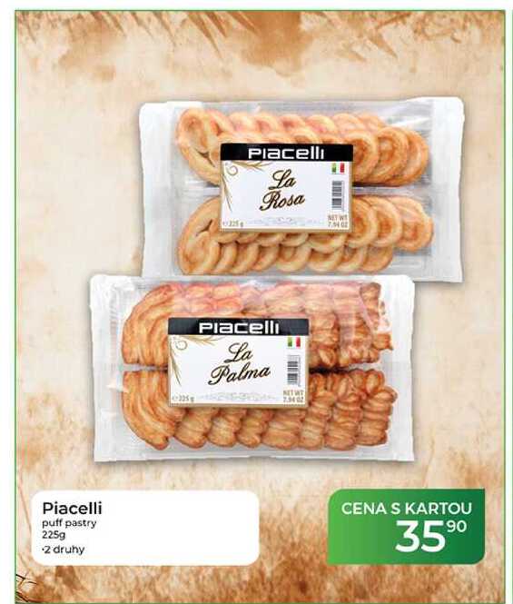 Piacelli puff pastry 225g