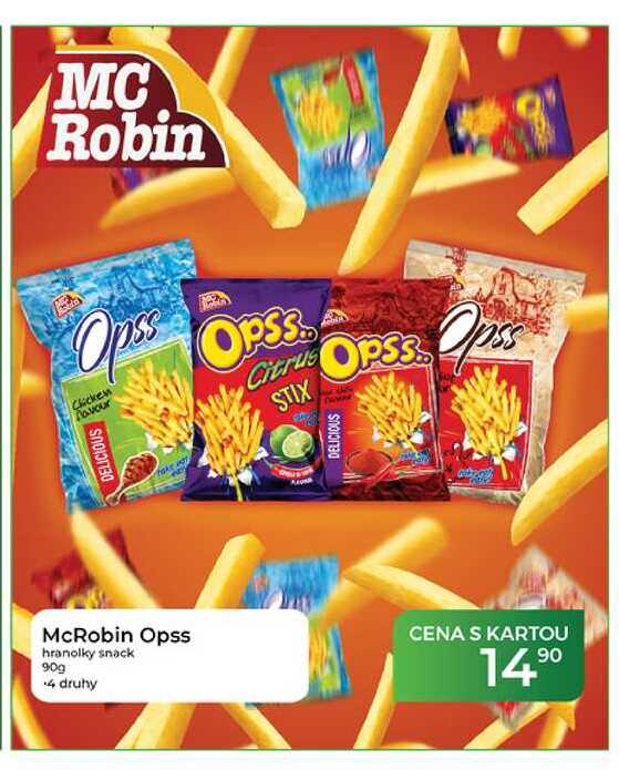 McRobin Opss hranolky snack 90g