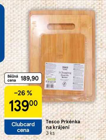 Tesco Prkénka na krájení, 3 ks 