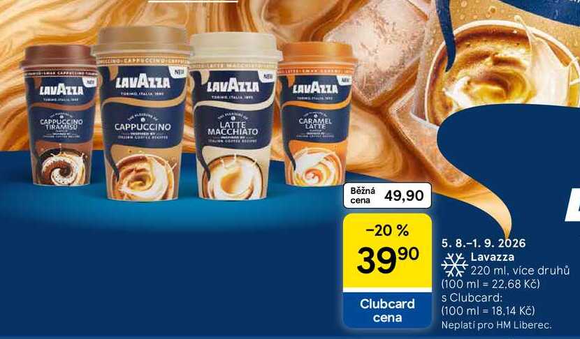 Lavazza, 220 ml, více druhů