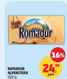 ROMADUR ALPENSTERN, 100 g