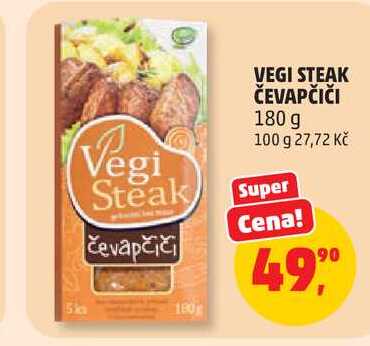 VEGI STEAK ČEVAPČIČI, 180 g  