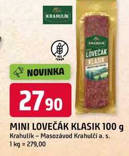 MINI LOVEČÁK KLASIK 100 g 