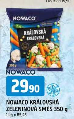 NOWACO KRÁLOVSKÁ ZELENINOVÁ SMĚS 350 g