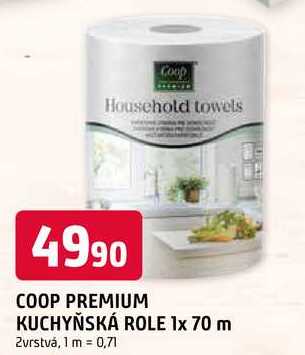 COOP PREMIUM KUCHYŇSKÁ ROLE 1x 70 m 2vrstvá