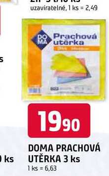 DOMA PRACHOVÁ UTĚRKA 3 ks