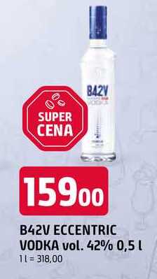 B42V ECCENTRIC VODKA vol. 42% 0,5 l