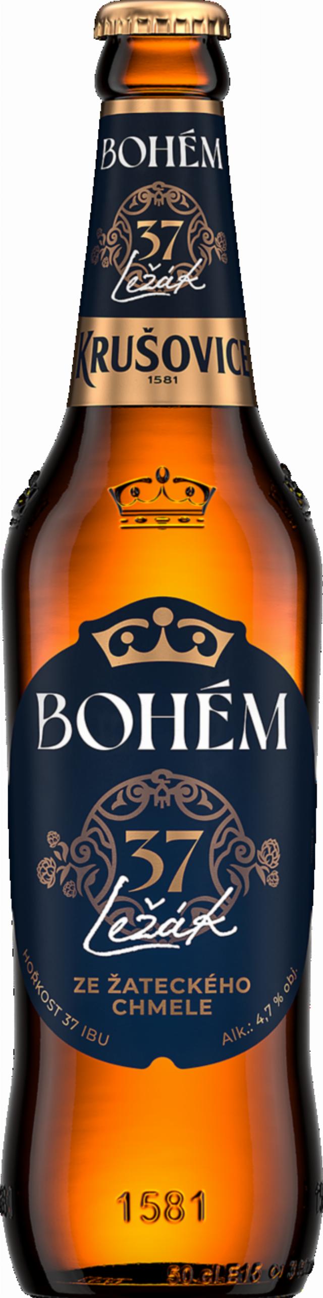 Krušovice Bohém pivo