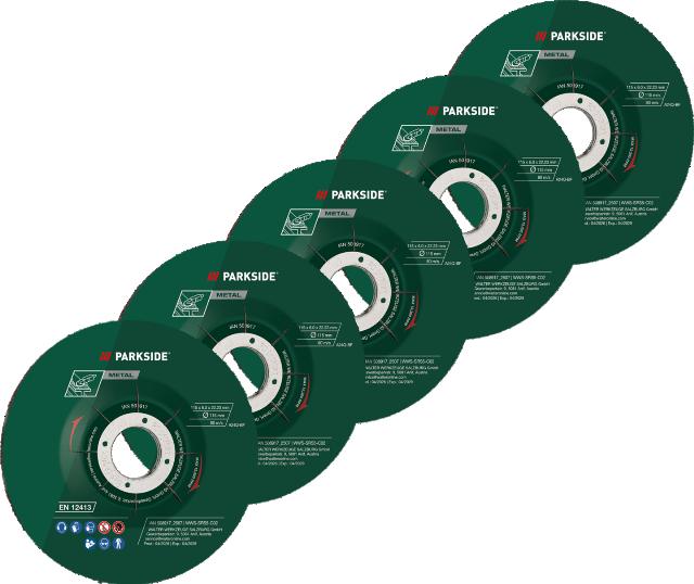 PARKSIDE Sada hrubovacích kotoučů PWSZSP 1