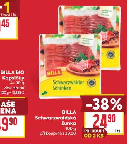 BILLA Schwarzwaldská 100g