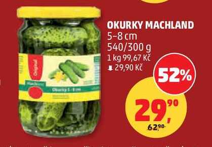 OKURKY MACHLAND 5-8 cm, 540/300 g