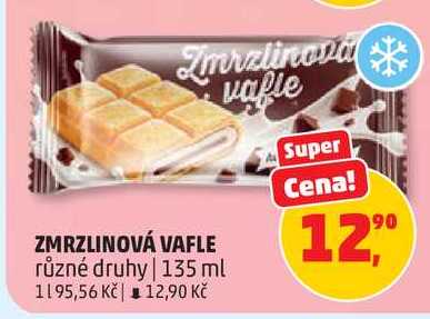 ZMRZLINOVÁ VAFLE různé druhy, 135 ml