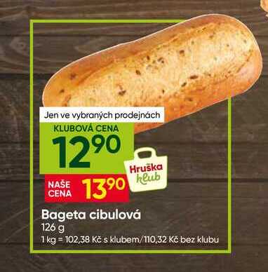 Bageta cibulová 126 g 