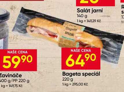 Bageta speciál 220 g
