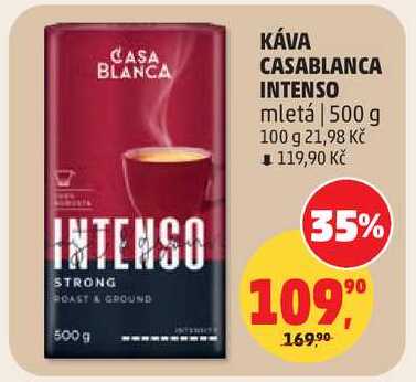 KÁVA CASABLANCA INTENSO mletá, 500 g  