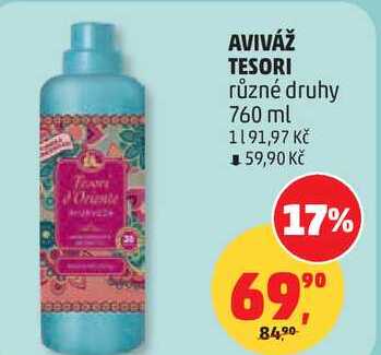 AVIVÁŽ TESORI různé druhy, 760 ml