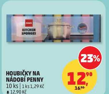HOUBIČKY NA NÁDOBÍ PENNY, 10 ks