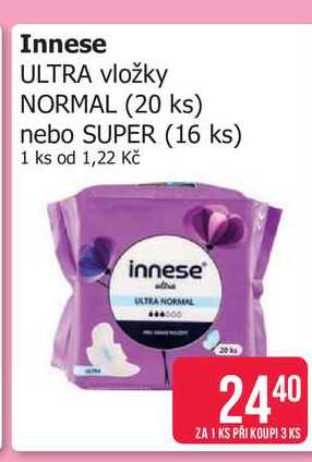 Innese ULTRA vložky NORMAL (20 ks)
