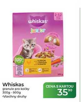 Whiskas granule pro kočky 300g-800g