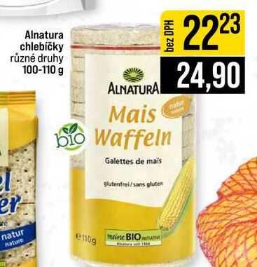 Alnatura chlebíčky různé druhy 100-110 g