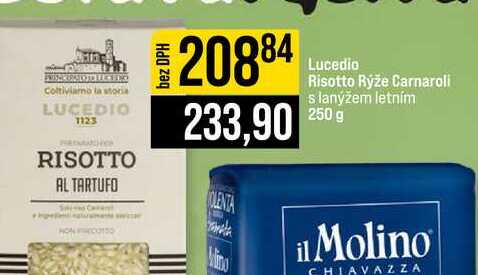 Lucedio Risotto Rýže Carnaroli s lanýžem letním 250 g