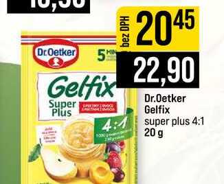 Dr.Oetker Gelfix 4:4 super plus 4:1 20 g