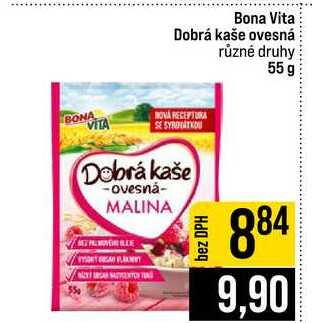 Bona Vita Dobrá kaše ovesná různé druhy 55 g