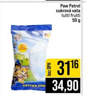Paw Patrol cukrová vata tutti frutti 50 g