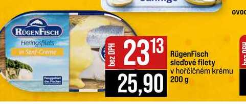 RügenFisch sledové filety v hořčičném krému 200 g
